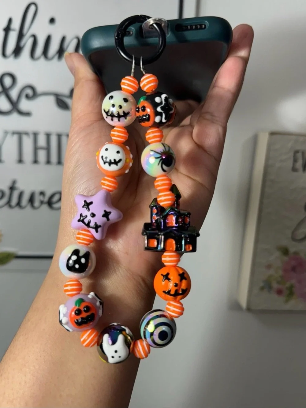 Halloween Haunted House Charm Phone/Key/Bag Chain #P574